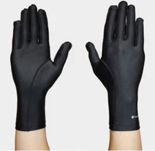 Catell Edema Light Full Finger Compression Glove / Black / Size Large