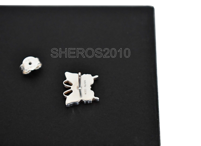 🆕️ Authentic GUCCI .925 STERLING SILVER LOGO BUTTERFLY