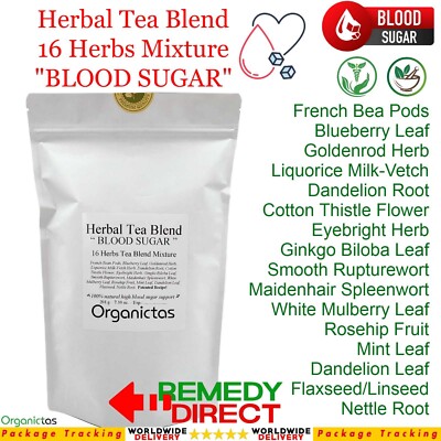 Herbal ANTI DIABETIC TEA 200g 16 Herbs Blood Sugar Formula Lower Control Balance
