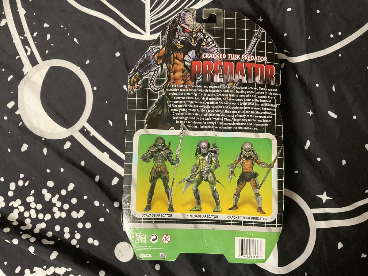 NECA Predator 7” Cracked Tusk Predator Ultimate Alien Hunter | eBay