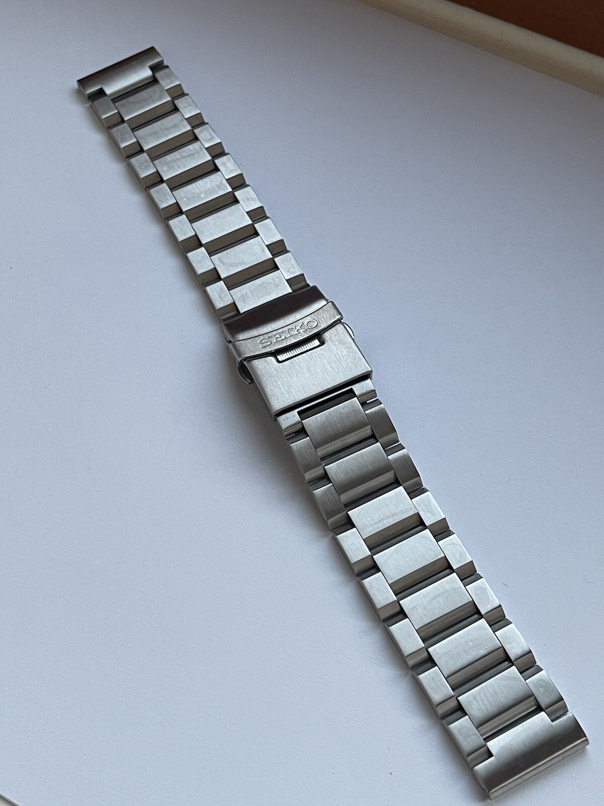 SEIKO 20mm OYSTER Style Heavy Bracelet stainless steel Seiko watch strap image 3