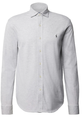 Polo Ralph Lauren Knit Dress Shirt Slim Fit Spread Collar College S | eBay