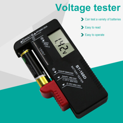 Testeur De Piles Universel BT-168 - Vérifie Piles 9V, AA, AAA, C, D Et Boutons, Marque Pinguin-88