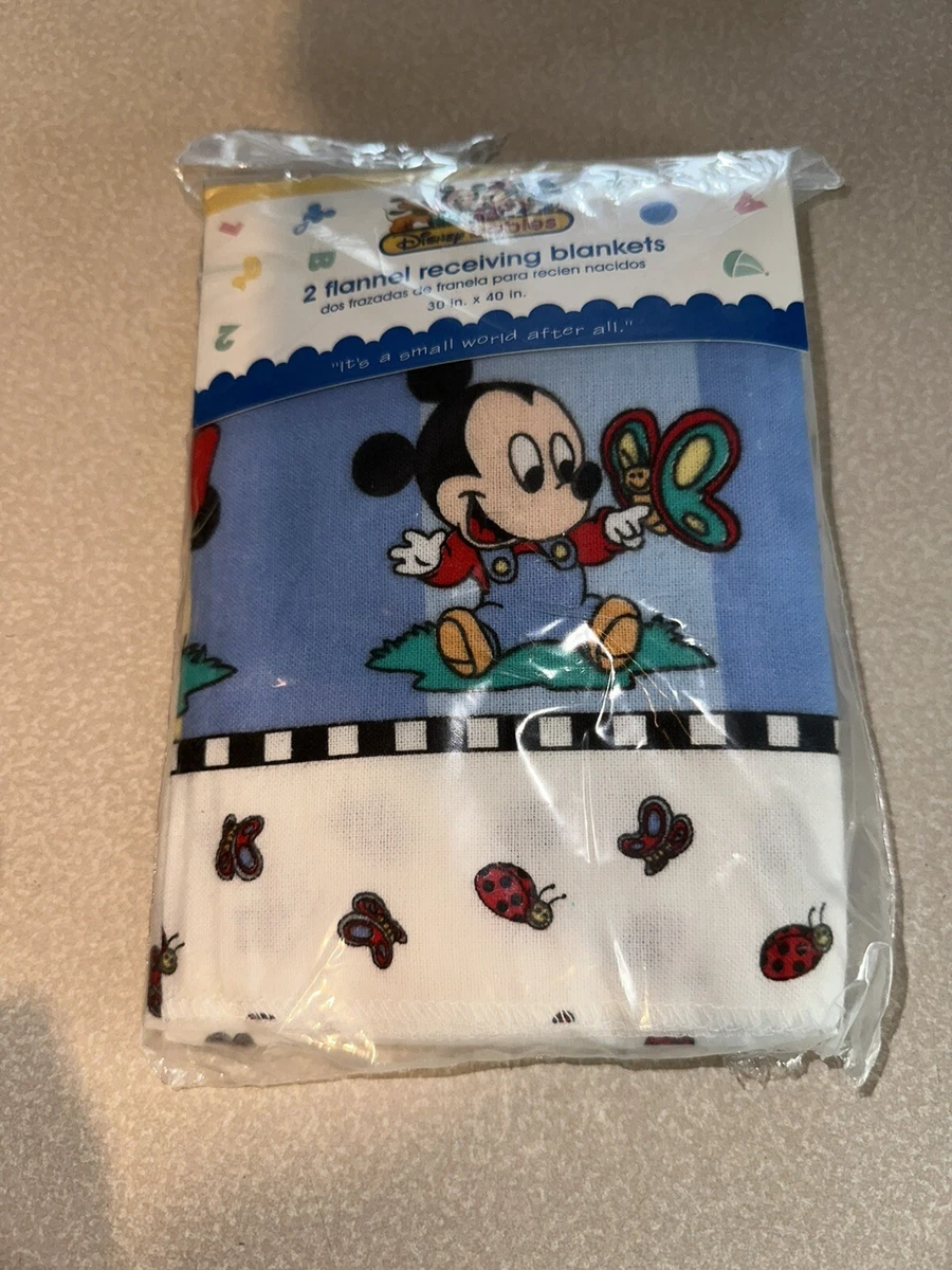Mickey mouse receiving blankets hot sale