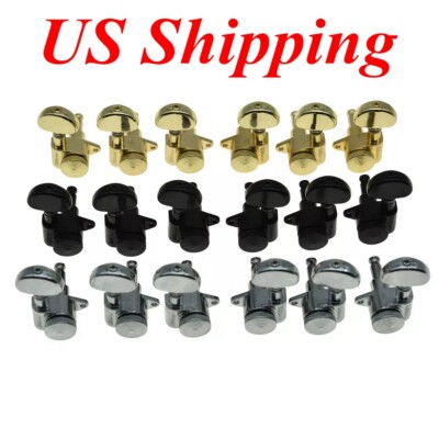 Wilkinson Locking Guitar Tuners 3x3 Tuning Keys for Gibson or Acoustic