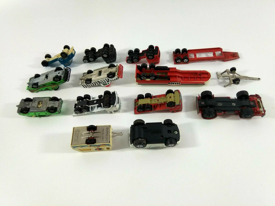 Majorette Lotto Di 14 Pezzi Camion Pick Up Caravan Rimorchio Macchina - Immagine 4 di 4