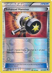 Enhanced Hammer 94/119 XY Phantom Forces REVERSE HOLO PERFECT MINT! Pokemon