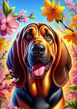 Bloodhound Springtime II Flag