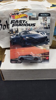 NIB 2020 MCLAREN 720S FAST & FURIOUS HOT WHEELS PREMIUM EURO FAST 1/64 #2/5