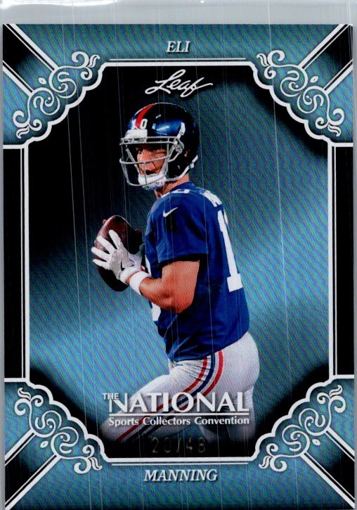 Eli Manning 2026 Leaf National NSCC Exclusive Blue /48