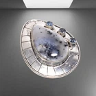 Pear Natural Dendrite Opal 925 Silver Channel Set Mother Elegant Pendant Jewelry