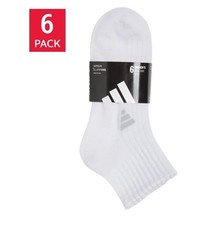 Women adidas Climacool Quarter Ankle Socks, 6-pair Fluted cuff Ribbed