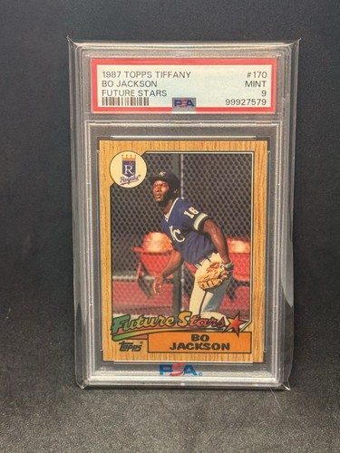 Bo Jackson #170 1987 Topps Tiffany card