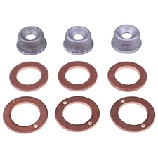 19077-53650 3PCS Cylinder Injector Washer Heat Shield For Kubota D750 D850 V1505