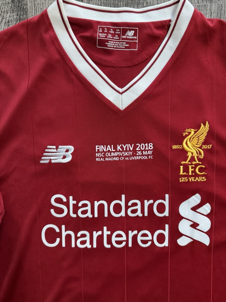 Roberto Firmino Liverpool New Balance 17/18 Jersey Final Size XL