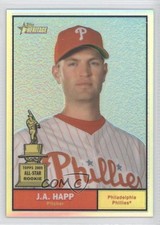2010 Topps Heritage Chrome Refractor 204/561 JA Happ #C23 9gj