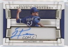 2022 Panini National Treasures Legacy Signatures Gold 19/25 Joe Palumbo Auto v9t