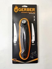 Gerber Exchange-A-Blade Saw (1 Saw, 2 Blades & 1 Sheath) Set Color: Black