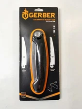 Gerber Exchange-A-Blade Saw (1 Saw, 2 Blades & 1 Sheath) Set Color: Black