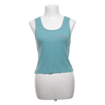 Iets Frans, Tank­top, Größe: L, Türkis, Print, Rippenstrick, Damen #KKh