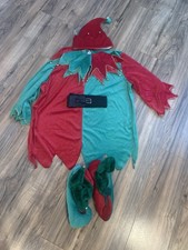 Men s Classic Christmas Elf Costume Adult Size L Tights Not Included