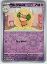 Whimsicott 035/091 Reverse Holo - Paldean Fates (Uncommon)