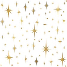 Star Wall Stickers Girls Room Wall Decals 116pcs Sparkle Wall Sticker -6 Sizes