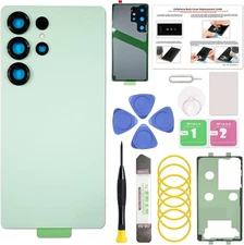 Compatible with Galaxy S25 Ultra Back Glass Cover Replacement with Pre