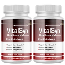 VitalSyn-Blood Support- 2 Bottles- 120 Capsules