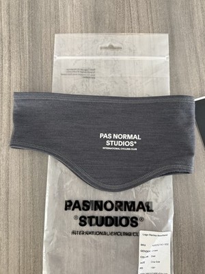 Pas Normal Studios Logo Merino Headband NWT  Unisex  Color steel  One size