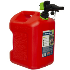 Scepter 5 Gallon Smart Control Red Gas Can with Easy-Flo Spout Dual Handle
