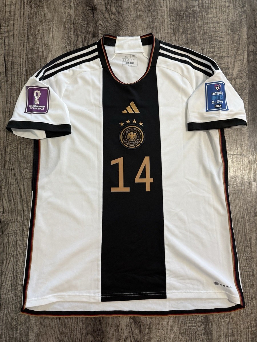 Jamal Musiala Germany Adidas 2022 Jersey Men's Size XL HJ9606 | eBay