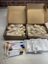 40 wooden maracas designed for DIY decorating With Markers