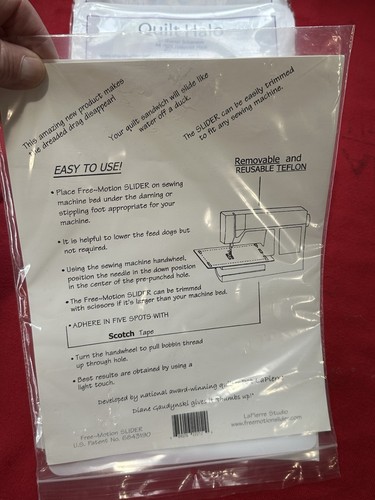 Martelli Free Motion Quilting Sewing & Embroidery Hoops & Gripper Rings & Halo - Picture 8 of 12