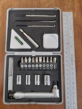 Mini Tool Set, (never Used) Consisting Screw Drivers, Sockets, Tape Measure.