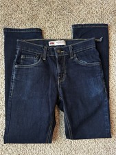 Boys 14 Regular Dark Wash Levi  s 511 Slim Jeans