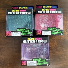NeeDoh Nice Cube Glitter Glow Squishy Select ...