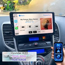 4+64GB Android 15 Autoradio GPS Navi WiFi BT FM RDS Für HYUNDAI ix20 2010-2019