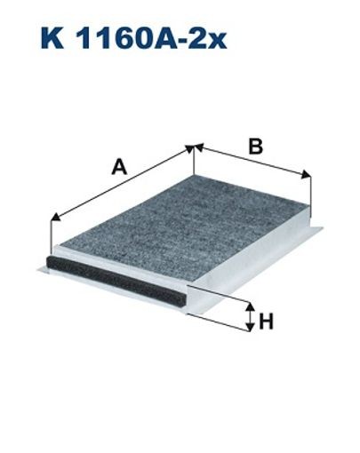 Filtron Innenraumluftfilter Mit Aktivkohle K1160a-2X Größe 31 K 1160A-2X - Bild 4