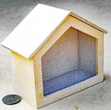 Puppenhaus Natürliche Ausführung Voliere Gartenzubehör 1:12 Maßstab Miniatur S