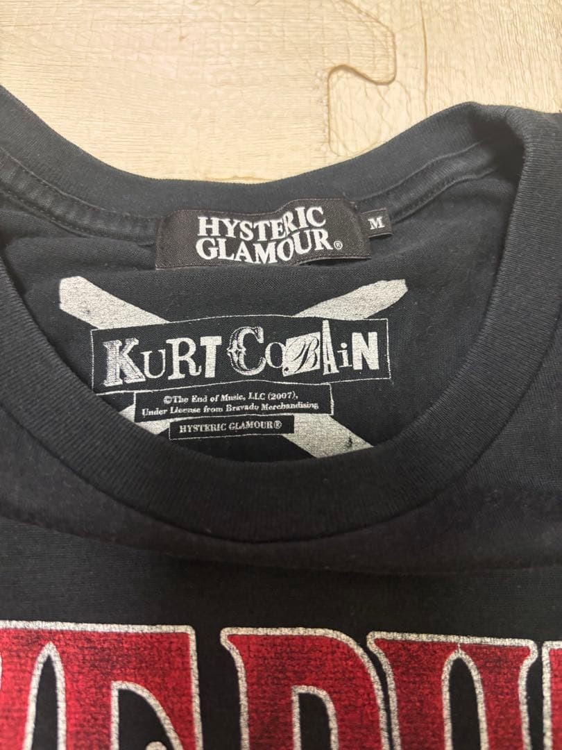 Hysteric Glamour Kurt Cobain Vintage T-Shirt Black M … - Gem