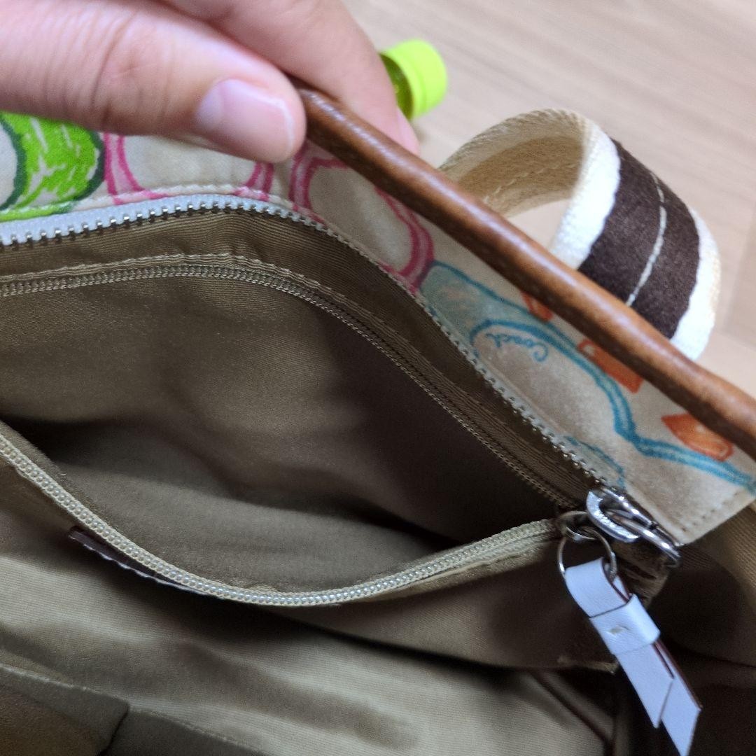 Patchwork design handbag tote bag medium size - image 17