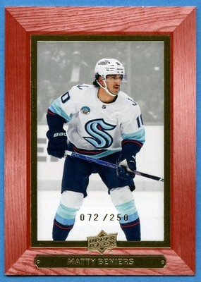 MATTY BENIERS 2023-24 UD EXTENDED BEE HIVE RED #BH-17 SEATTLE KRAKEN 72/250
