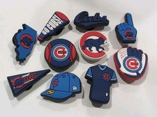 Chicago Cubs Baseball Team Charms For Crocs Shoe  - 10 Pieces