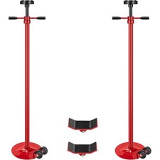 2pcs Under Hoist Support Stand 34ton Car Support Jack Lfit Adjustable 52-76