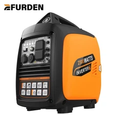 Efurden 2500W Gas Generator Inverter Portable Quiet RV Camping Parallel Support