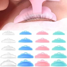 5 Pair Lash Lift Silicone Pads 5 Size Eyelash Perm Curler Eye Patches Tools Kit