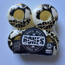 Bones 100s Og Skateboard Wheels 52mm 100a - Sealed - Nos Deadstock - 4 Pack