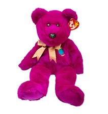 TY Beanie Buddy Millennium Bear 14  Large Plush Stuffed Animal NEW MWMT 1999