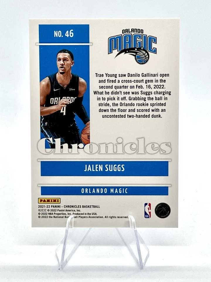 Jalen Suggs 2021-22 Panini Chronicles Asia Red /88 #46 RC Magic - Image 2 of 2